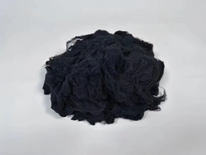 100%  polyester staple fiber (PSF) Recycled dope dyed color