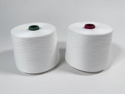 Ne30/1 Polyester 65% Cotton 35% (TC 65/35) Blended Spun Yarn Raw White