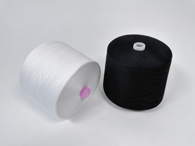 High Tensile Strength Ne 30/2 Virgin Polyester Sewing thread Raw White